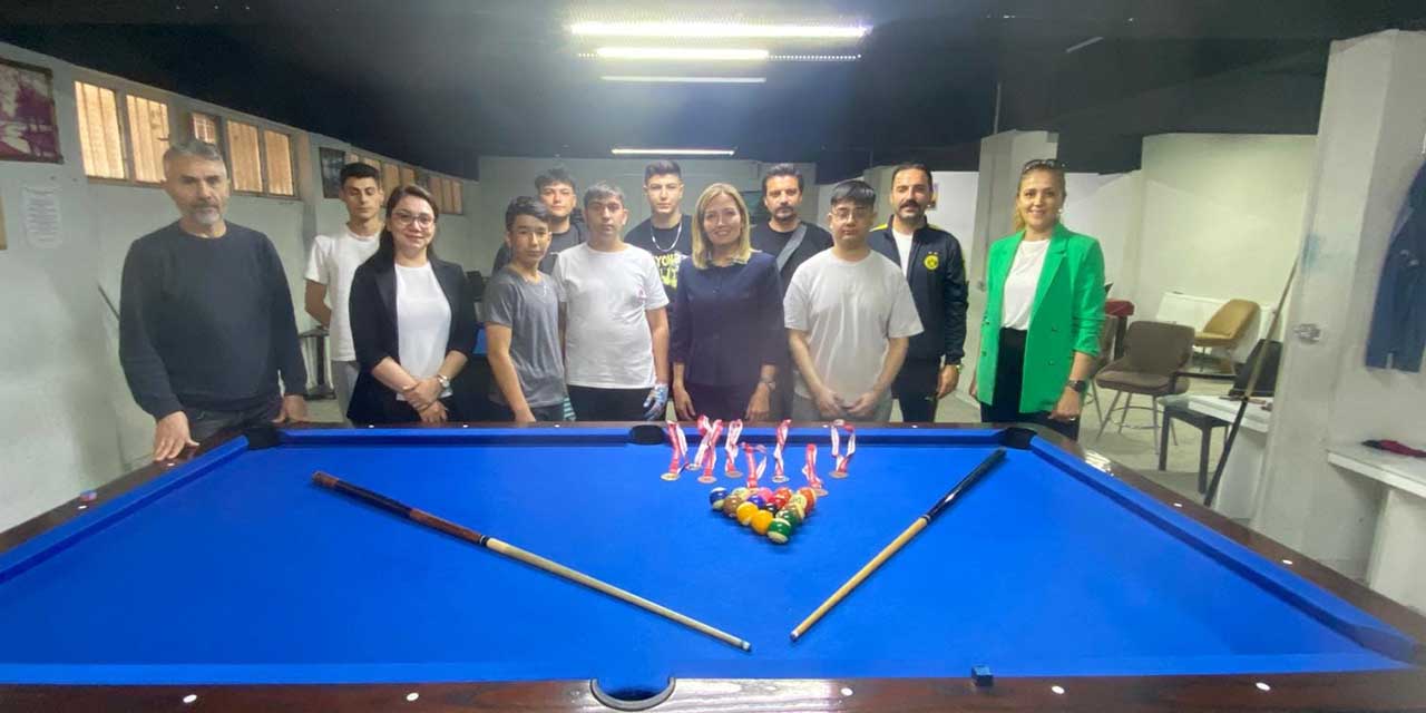 Bilardo heyecanı ödül töreniyle sona erdi!