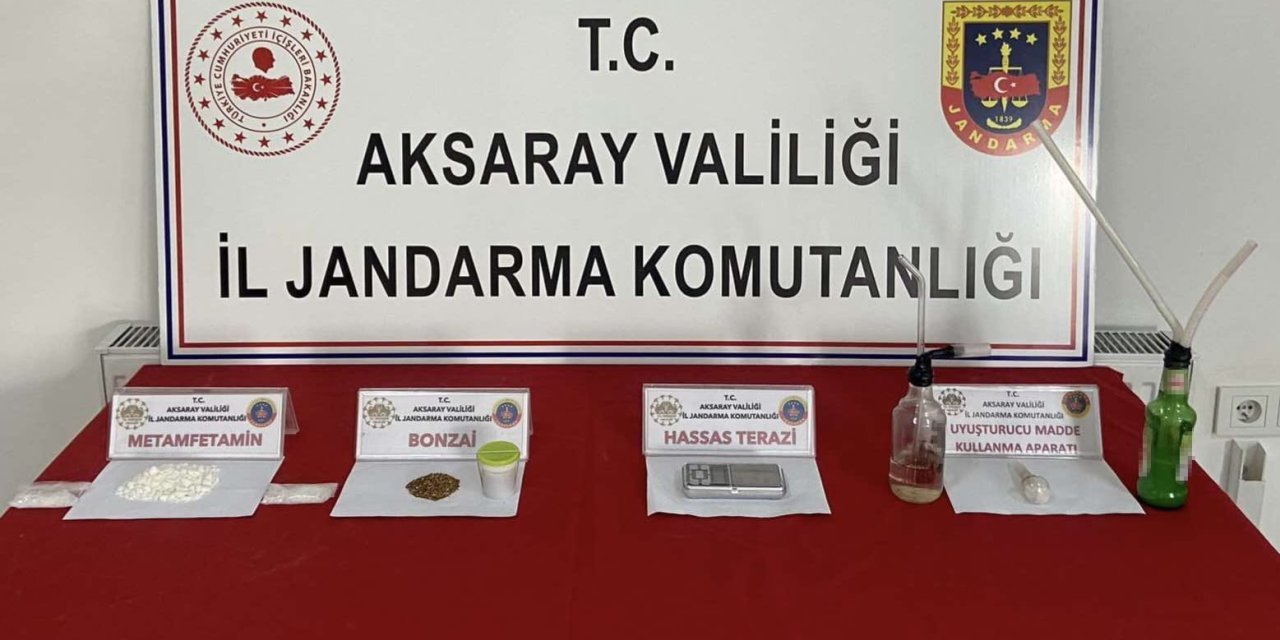 Aksaray jandarmadan uyuşturucu operasyonu: 2 gözaltı, 1 tutuklama