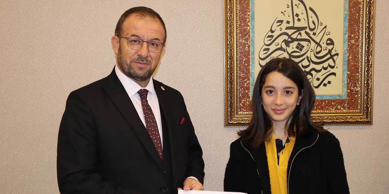 Dereceye giren öğrenciler ödüllendirildi