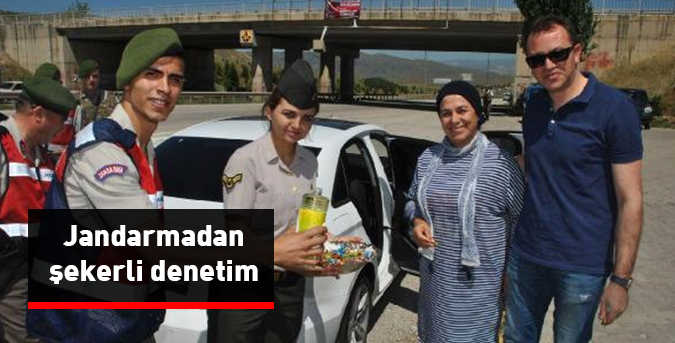 Jandarmadan şekerli denetim