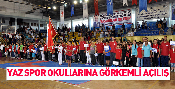 Yaz spor okulları açıldı