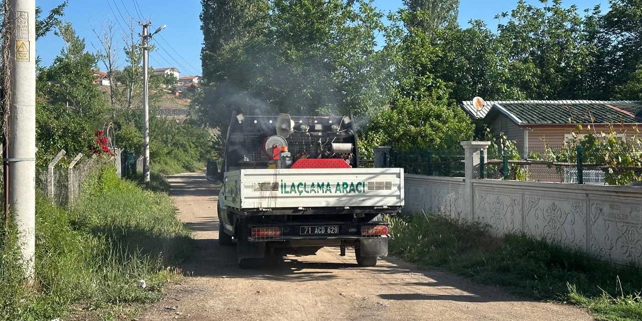 Yahşihan’da haşereyle mücadele