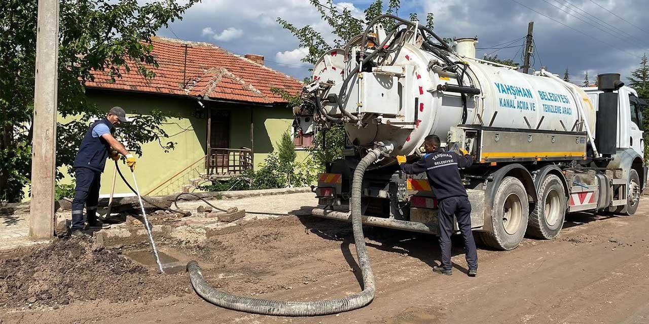 Yahşihan'da su taşkınlarına önlem alınıyor