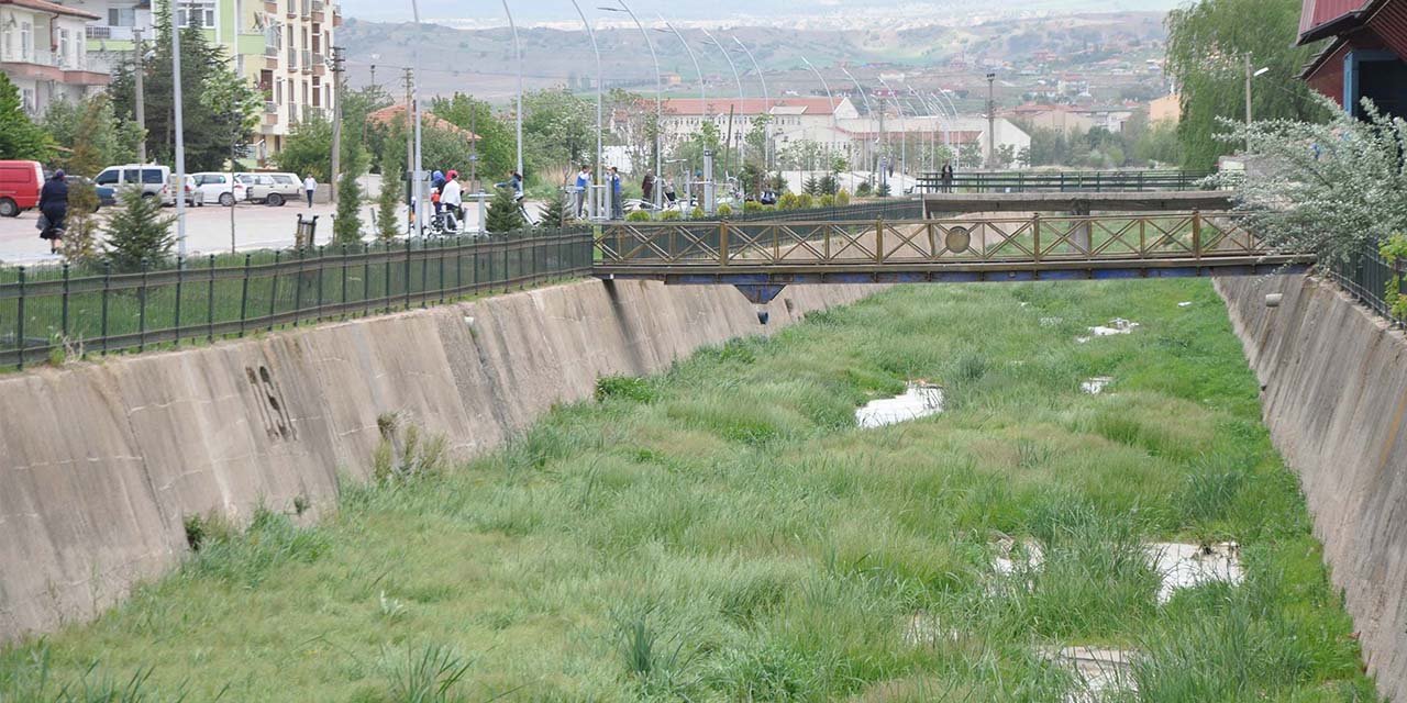 Çoruhözü deresi temizlenmeyi bekliyor