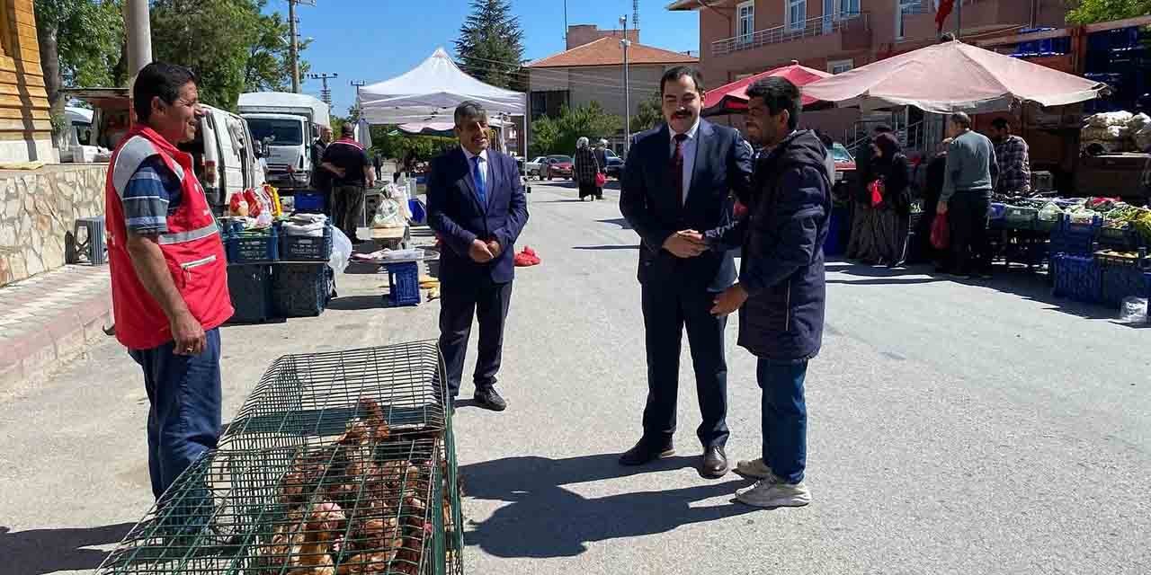 Çelebi Kaymakamından esnaf ziyareti