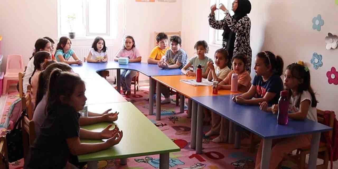 Kırıkkale’de yaz Kur’an Kursu öğrencileri kampta buluştu