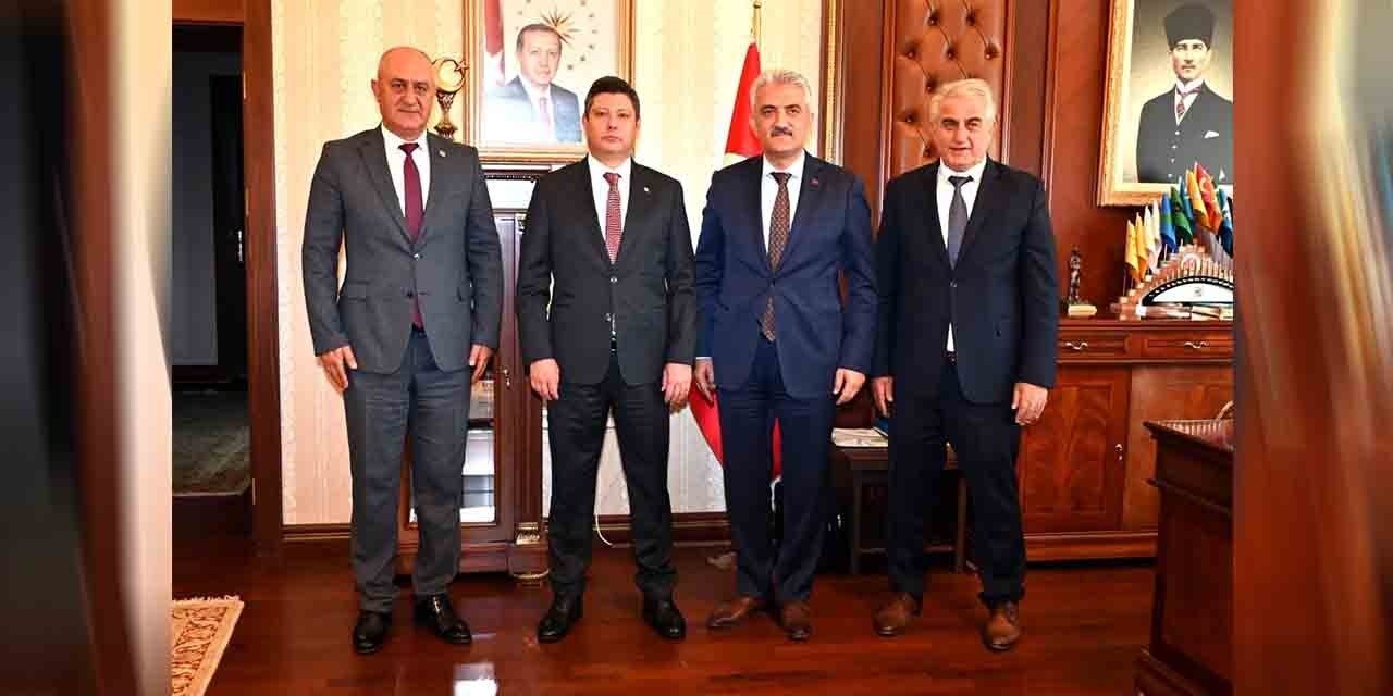 Türk Metal heyetinden Vali Makas’a ziyaret