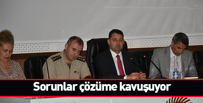 Sorunlar çözüme kavuşuyor