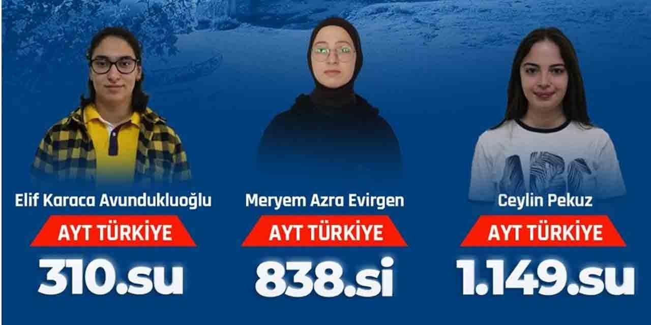 ABC’den YKS başarısı