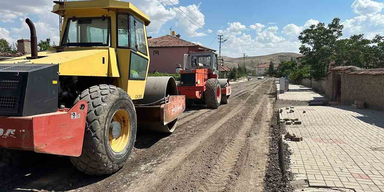 Yahşihan'da yol yenileme çalışmaları başladı!