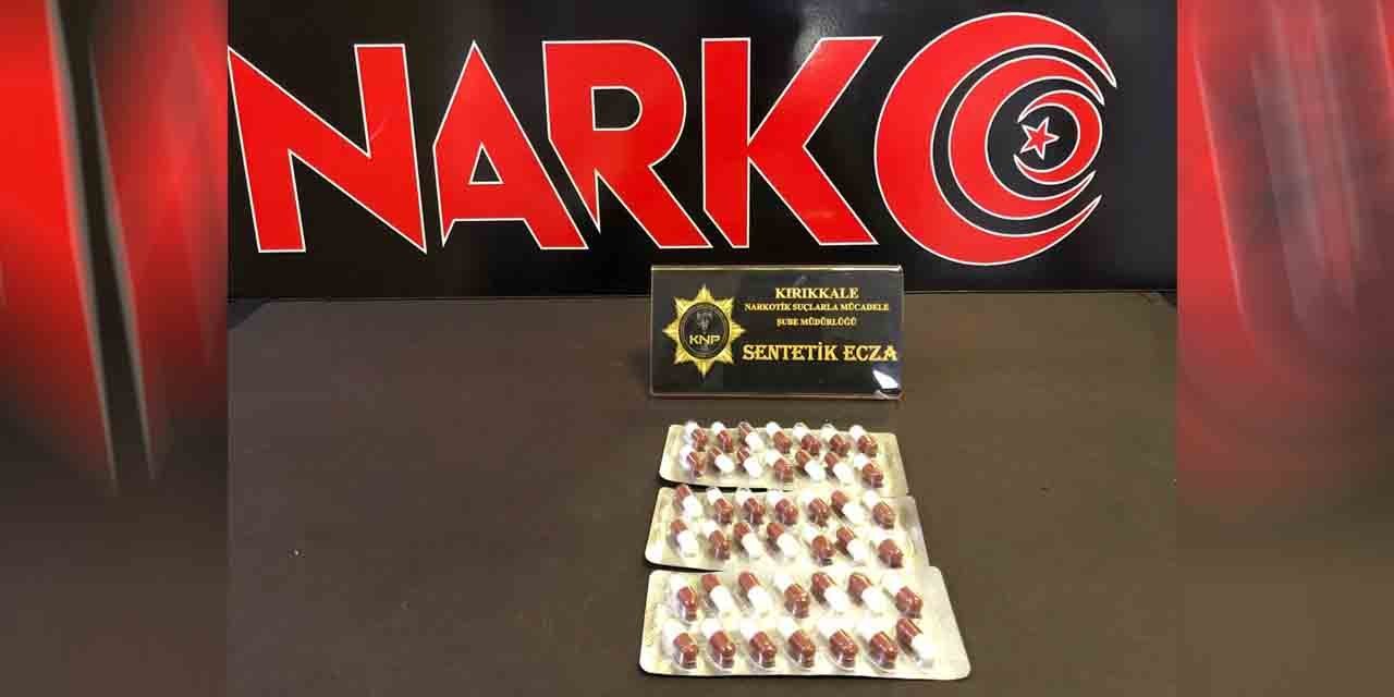 Kırıkkale’de sentetik ecza ele geçirildi