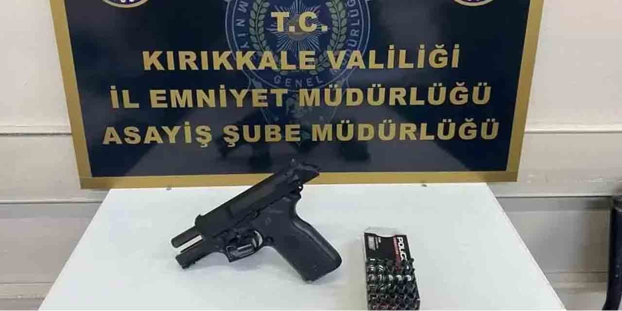 Kırıkkale’de 150 adet fişek ele geçirildi