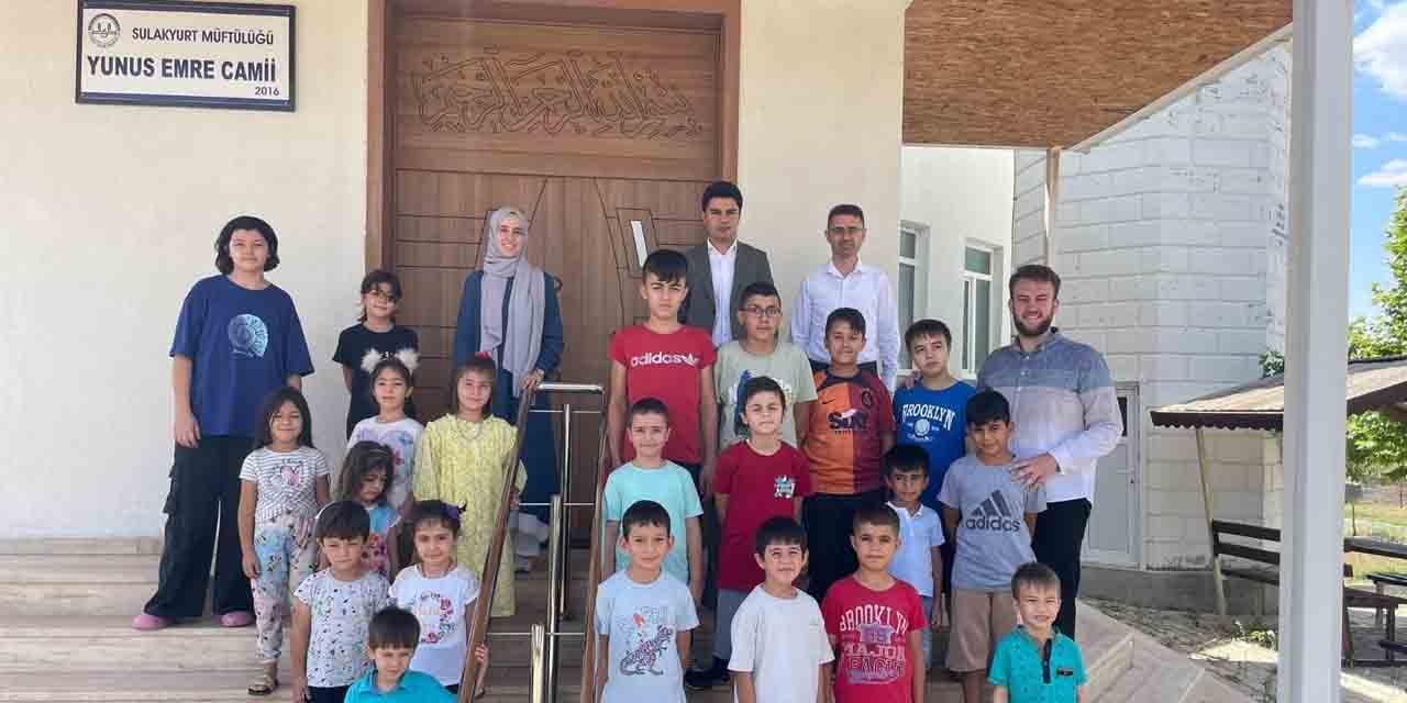 Yaz Kur'an Kursu öğrencilerine ziyaret