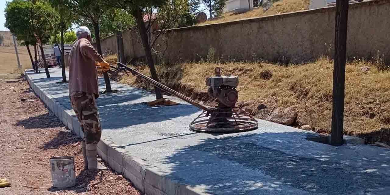 Sulakyurt’a yürüyüş yolu yapılıyor