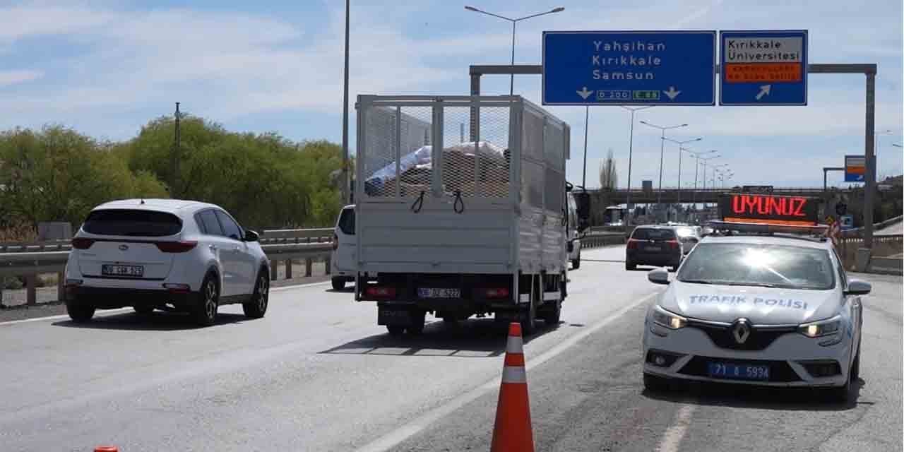 Kırıkkale’de çevreye rahatsızlık veren 559 araca ceza