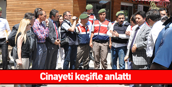 Cinayeti keşifle anlattı