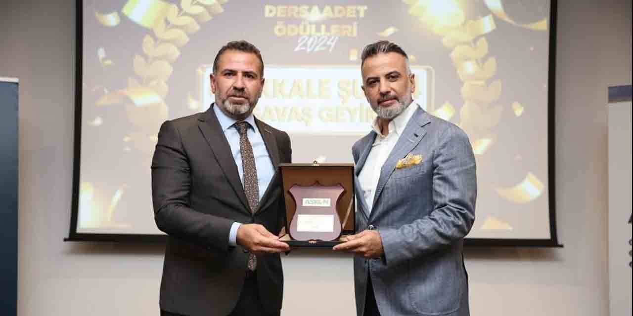 ASKON Başkanı Geyik’e ‘Aktif Yönetim Ödülü’