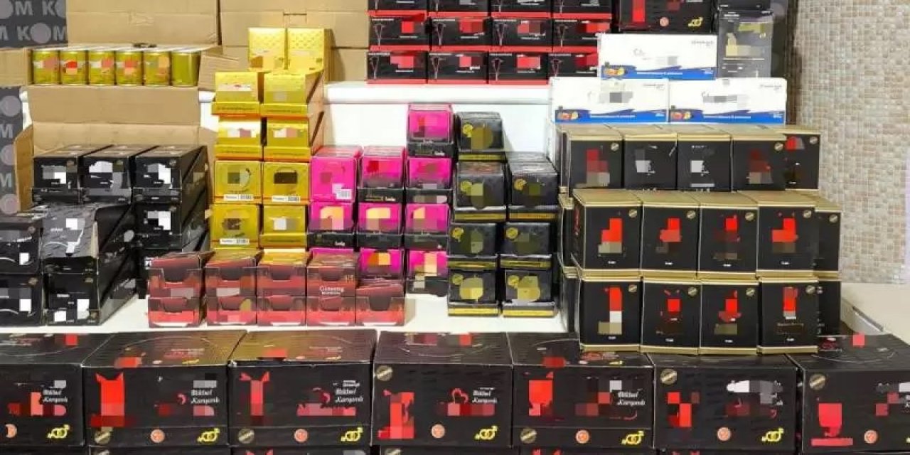 Kırıkkale’de cinsel içerikli ürünler ele geçirildi