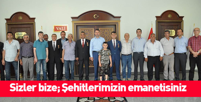 Şehitlerimizin emanetisiniz