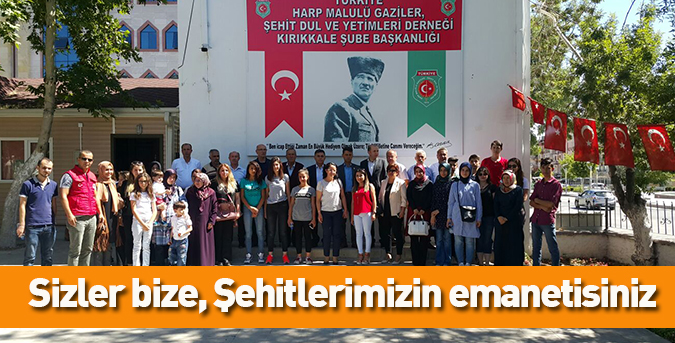 Şehitlerimizin emanetisiniz