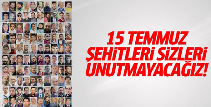 Şehitler dualarla anıldı