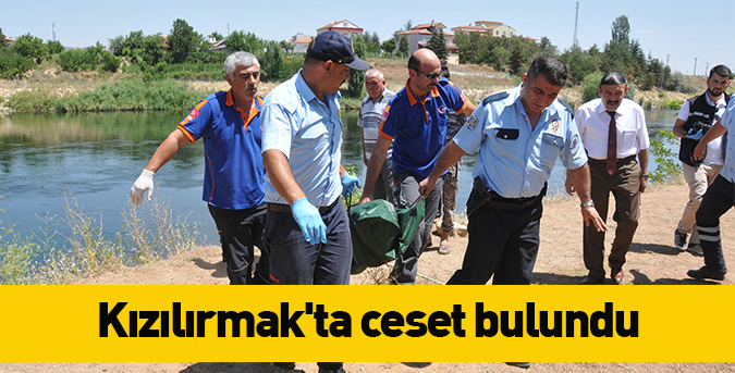 Kızılırmak'ta ceset bulundu