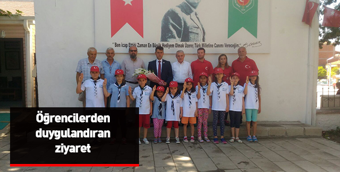 Öğrencilerden duygulandıran ziyaret