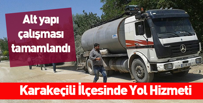 Alt yapı çalışması tamamlandı