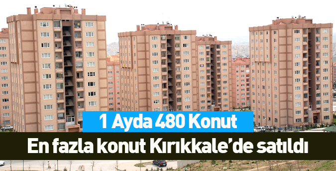 En fazla konut Kırıkkale’de satıldı