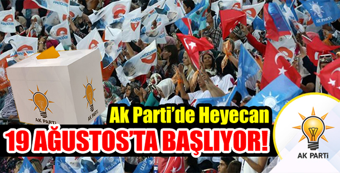 Kongreler 19 Ağustos’ta