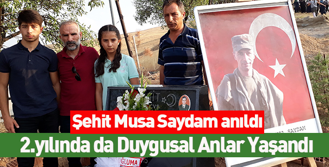 Şehit Musa Saydam anıldı