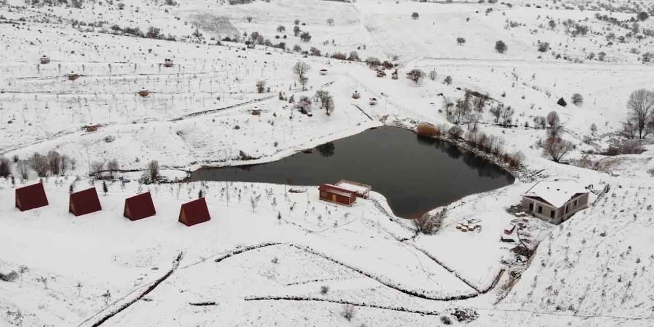 Kırıkkale'ye kara kış geri geldi!