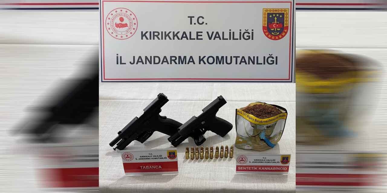 Silah ve uyuşturucu madde ele geçirildi