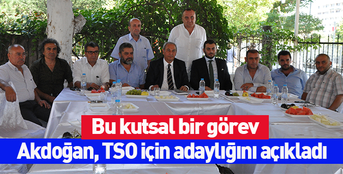 Bu kutsal bir görev