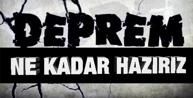 Deprem riski taşıyoruz