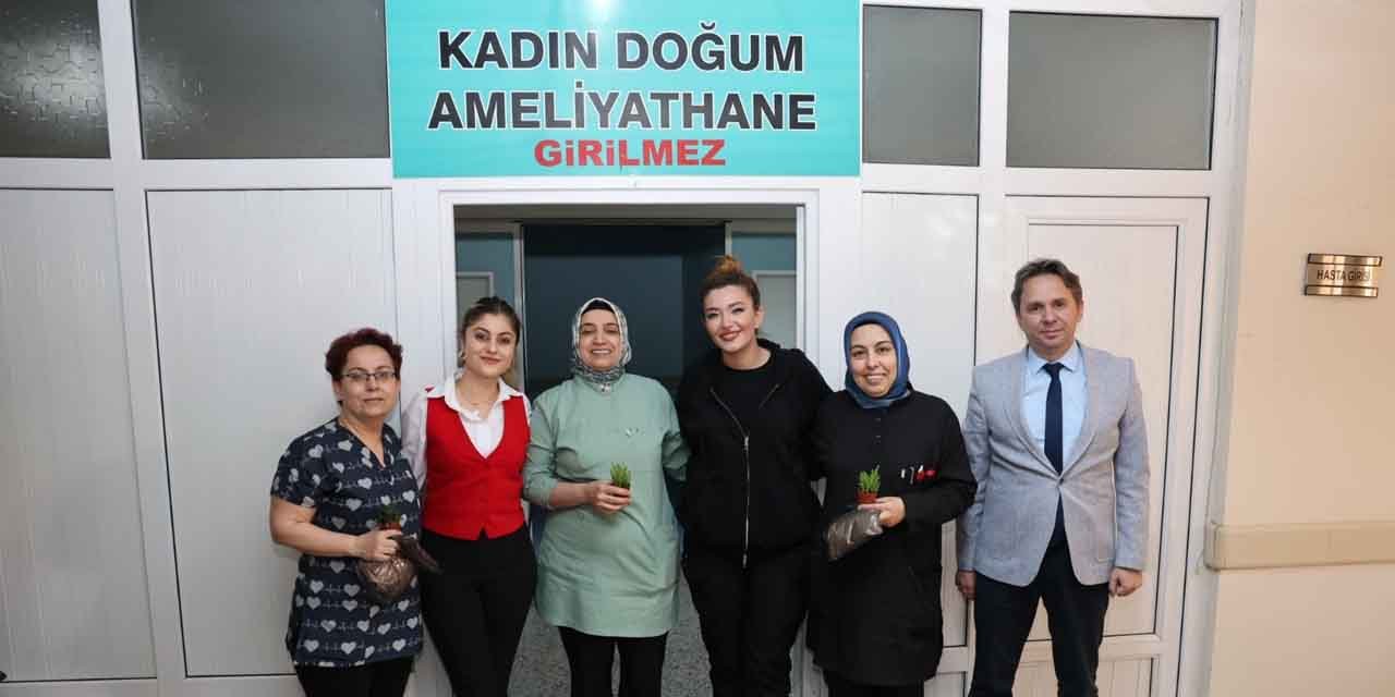 Ebeler Haftası’na anlamlı ziyaret