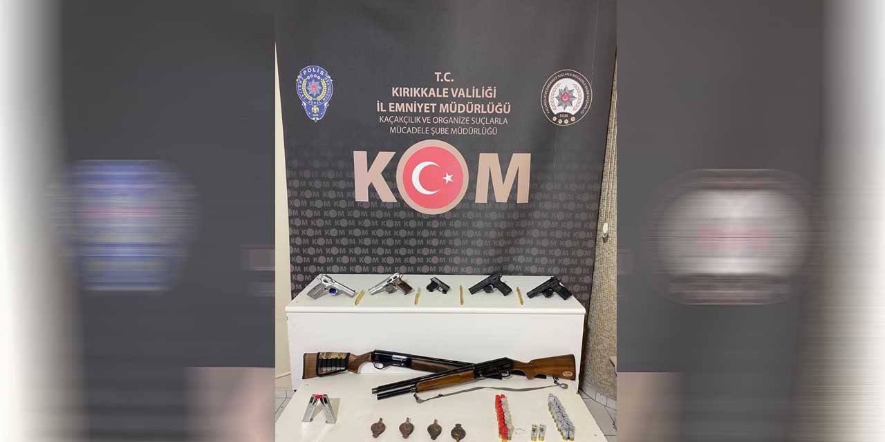 Tarihi eser, tüfek ve etil alkol ele geçirildi