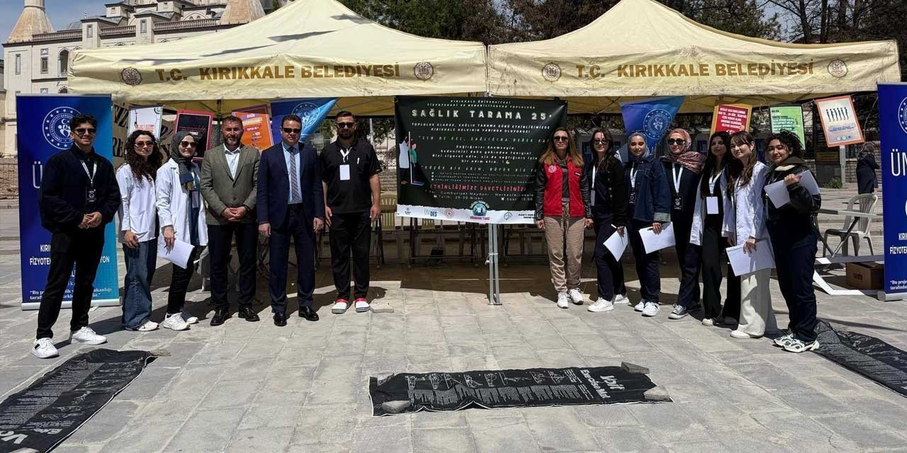 Sağlık taraması etkinliğine destek