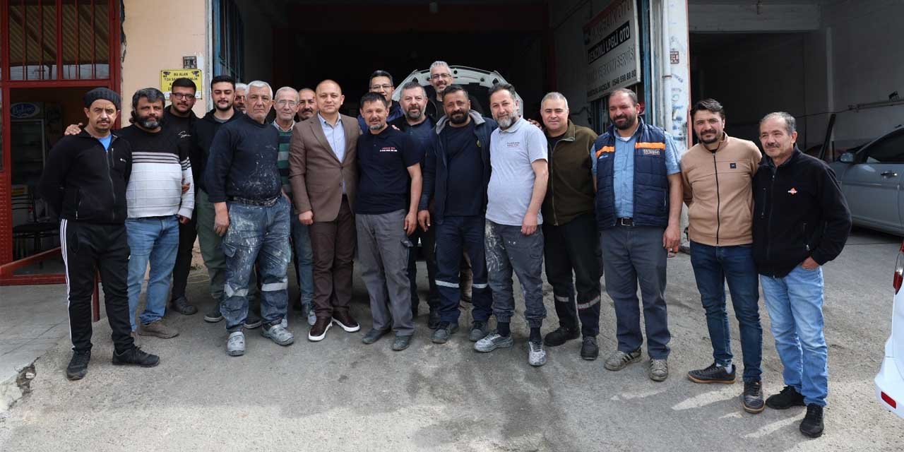 Sanayi esnafı sorunlarını Önal’a iletti