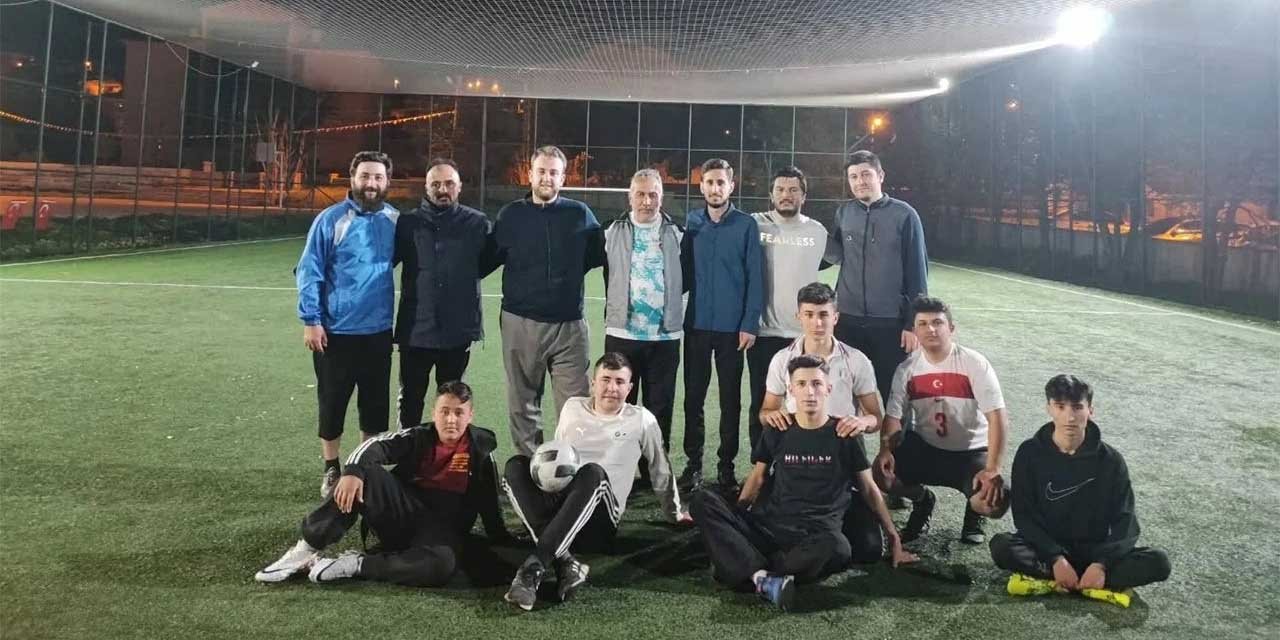 Müftülük personelinden dostluk maçı