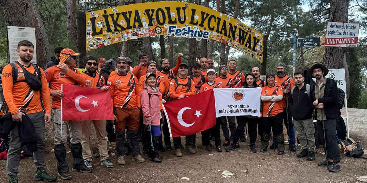 Bozkır Dağcılık, Likya Yolu’nda unutulmaz bir macera yaşadı