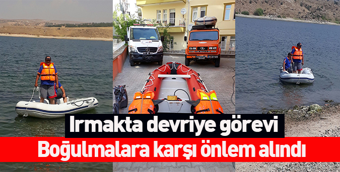 Irmakta devriye