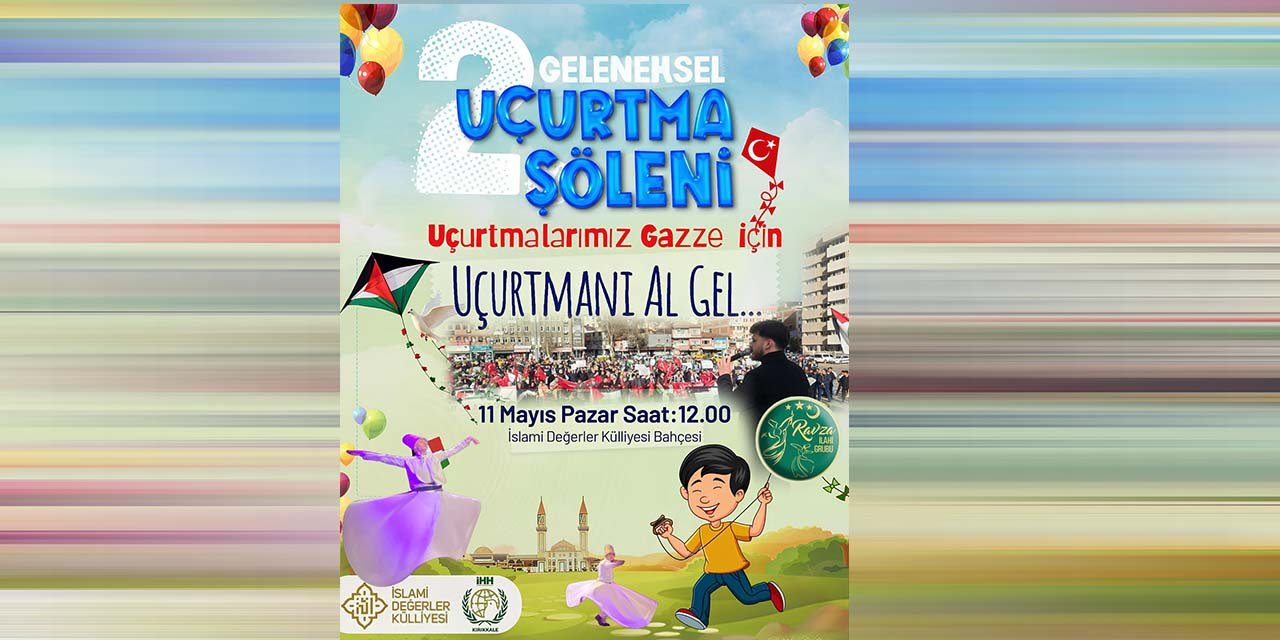 Kırıkkale'de uçurtmalar Gazze için uçacak