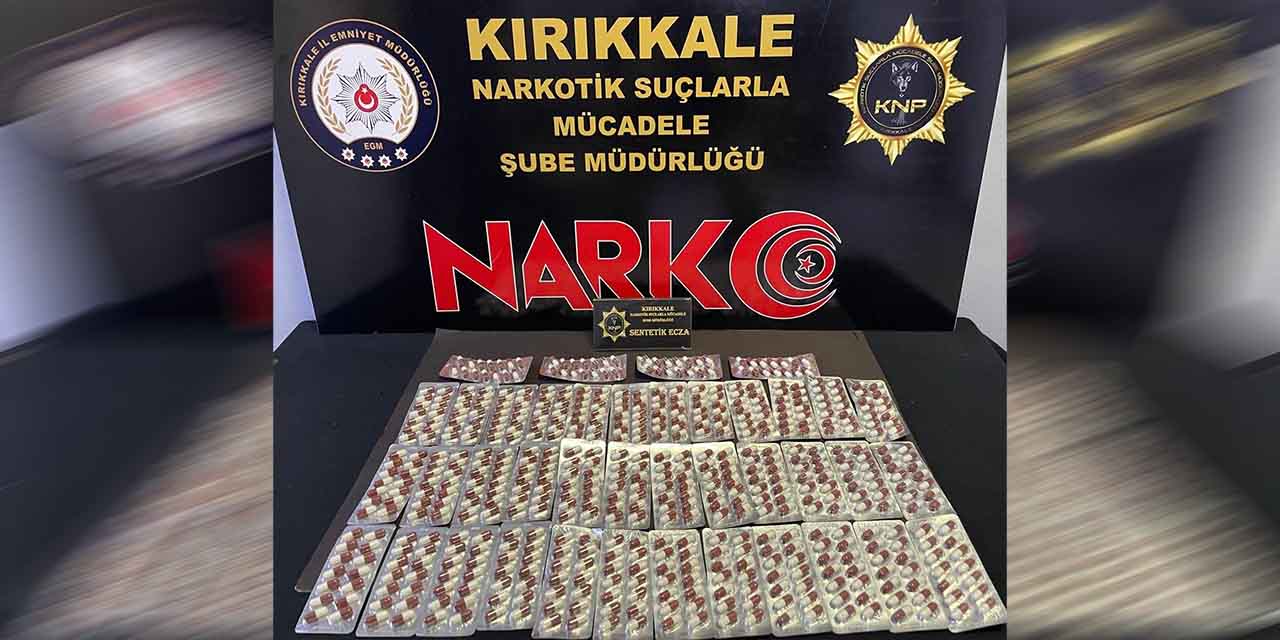595 sentetik ecza ele geçirildi