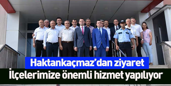 Haktankaçmaz’dan ilçe ziyareti