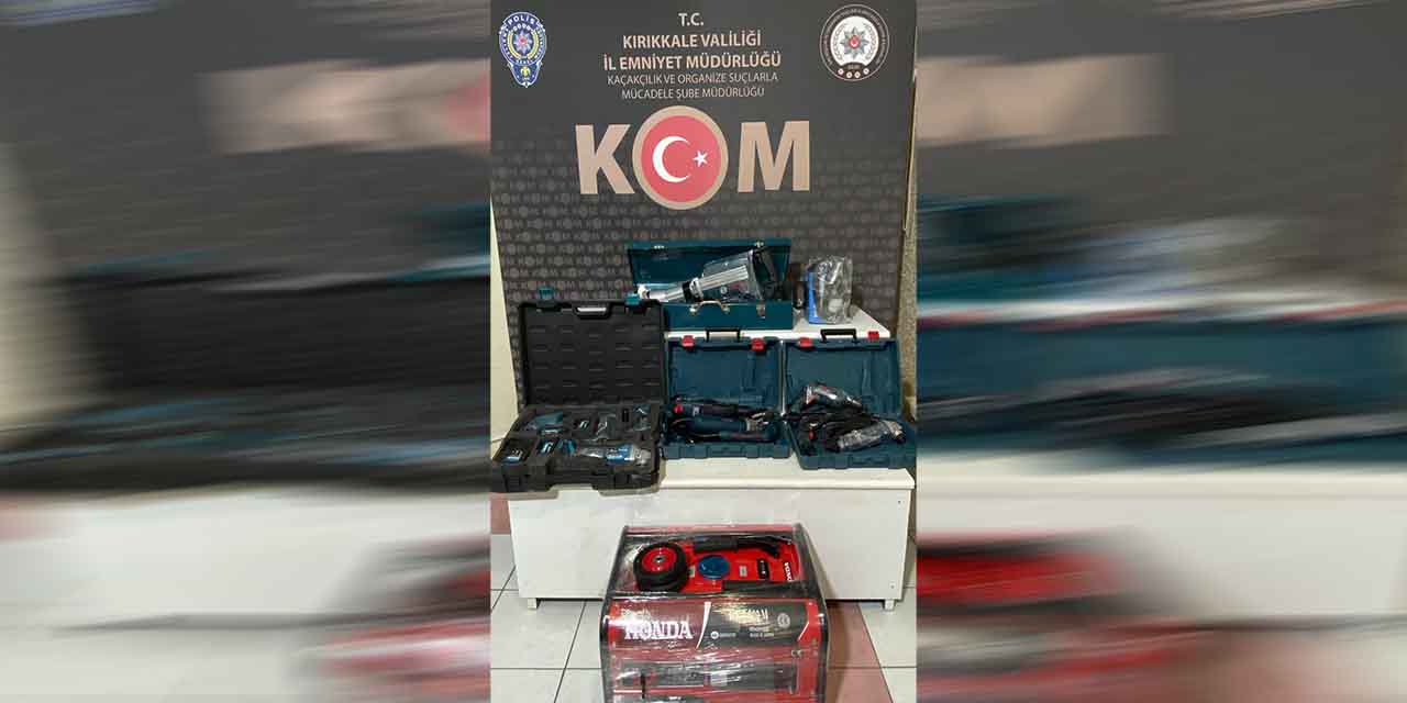 Kırıkkale’de kaçak silah ve malzeme ele geçirildi