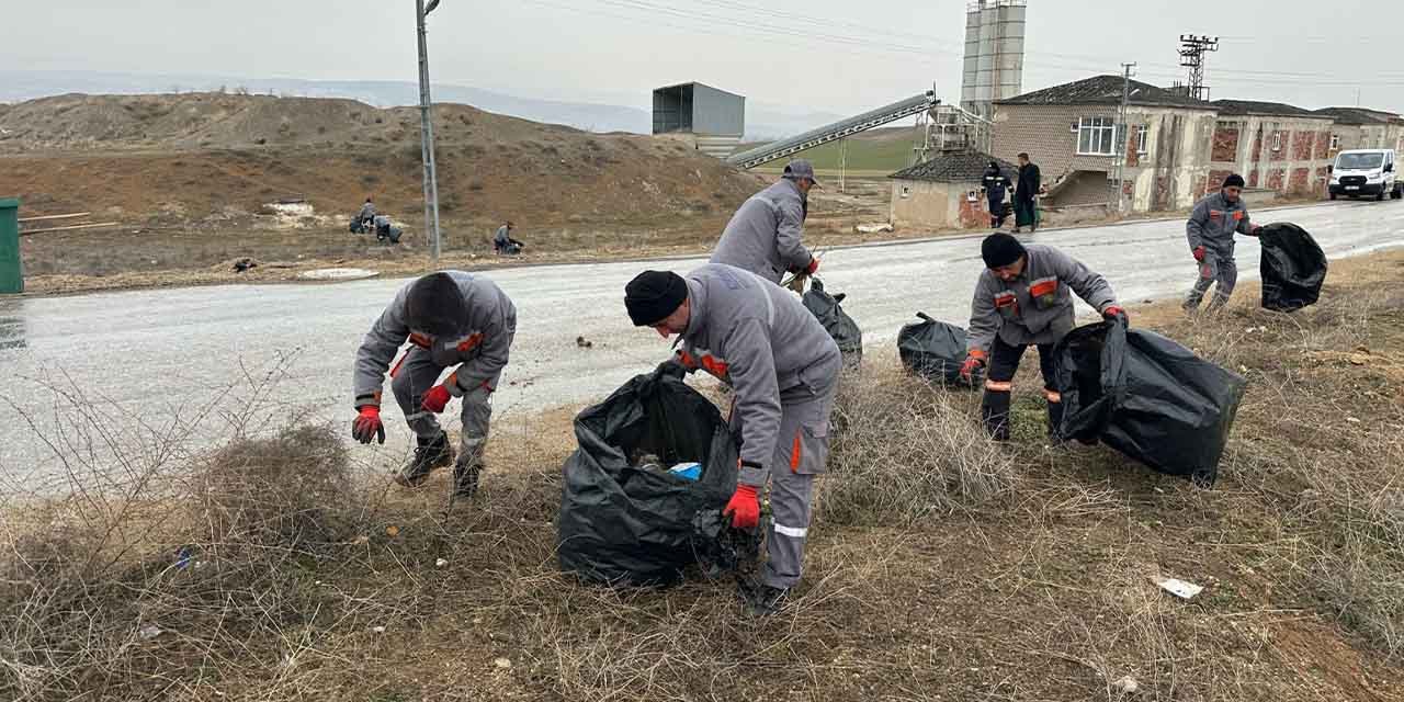 Kırıkkale Belediyesi’nden temizlikte örnek hizmet