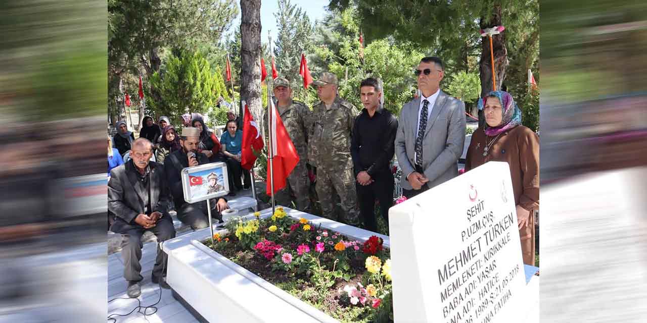 Şehit Mehmet Türken, dualarla anıldı