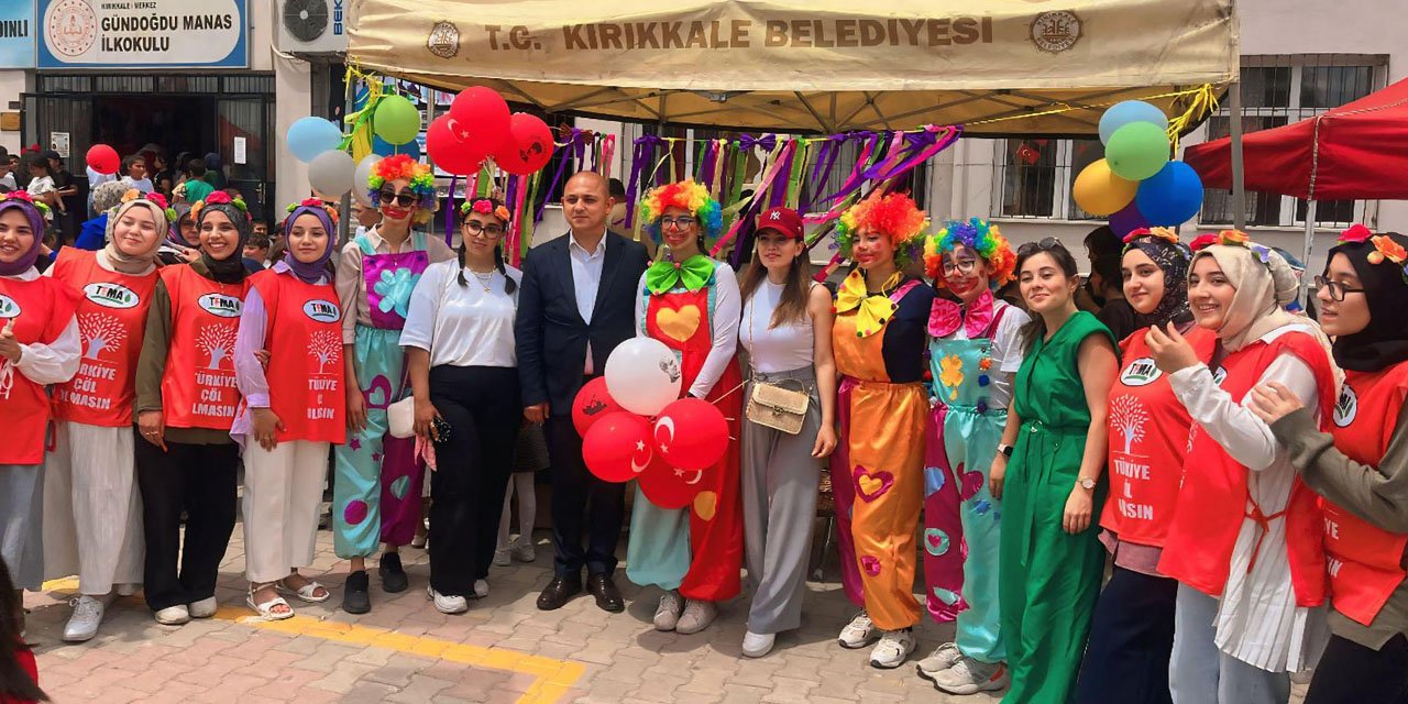 Gündoğdu Manas İlkokulu’nda yıl sonu şenliği