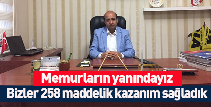 258 maddelik kazanım sağladık
